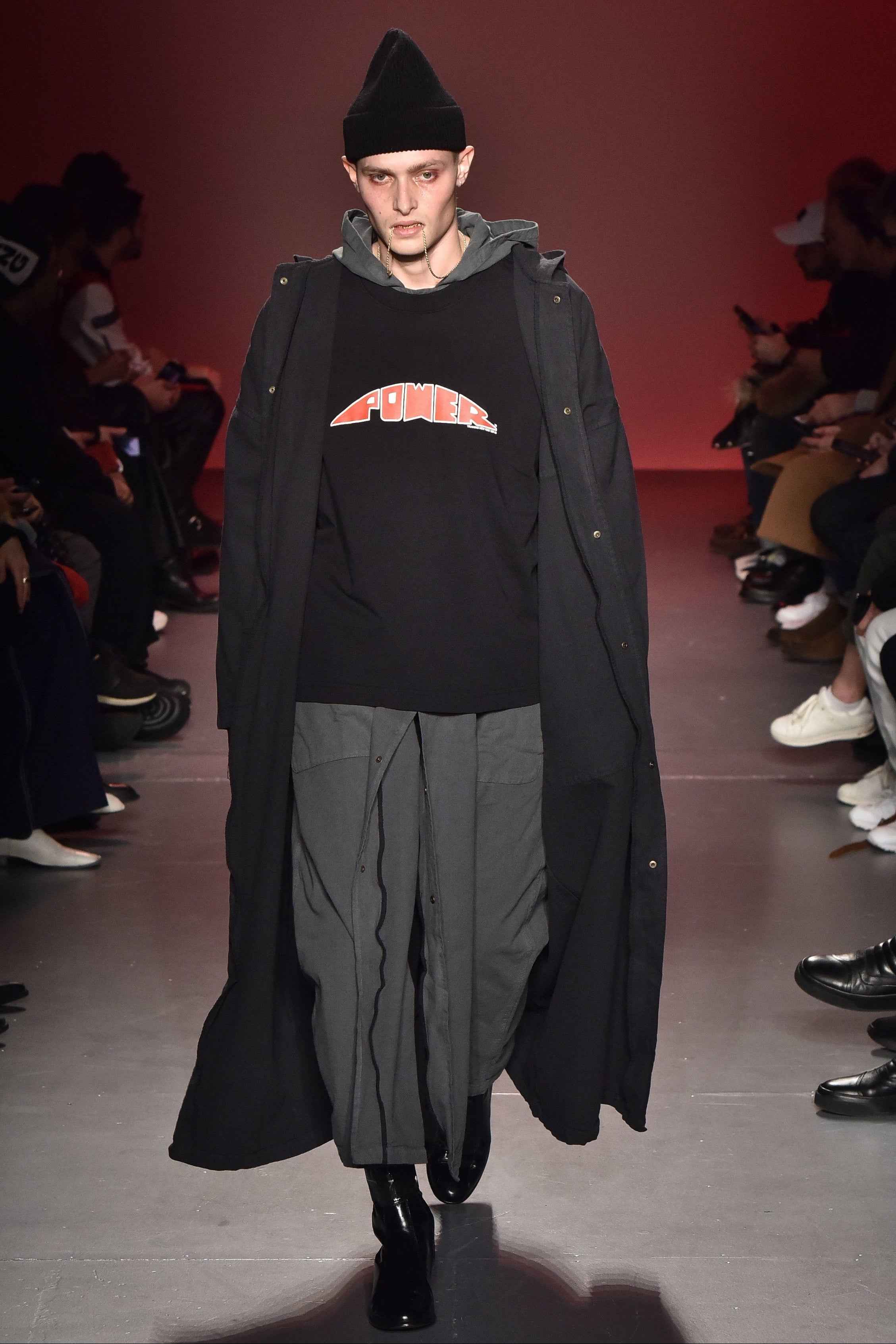 Willy Chavarria "POWER" Long Sleeve Macho Buffalo Tee Shirt