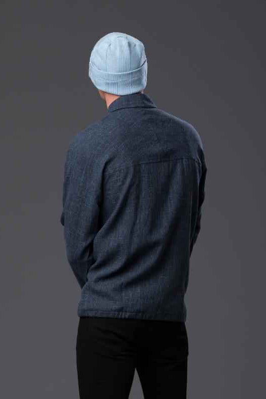 Navy Melange Philip Jacket