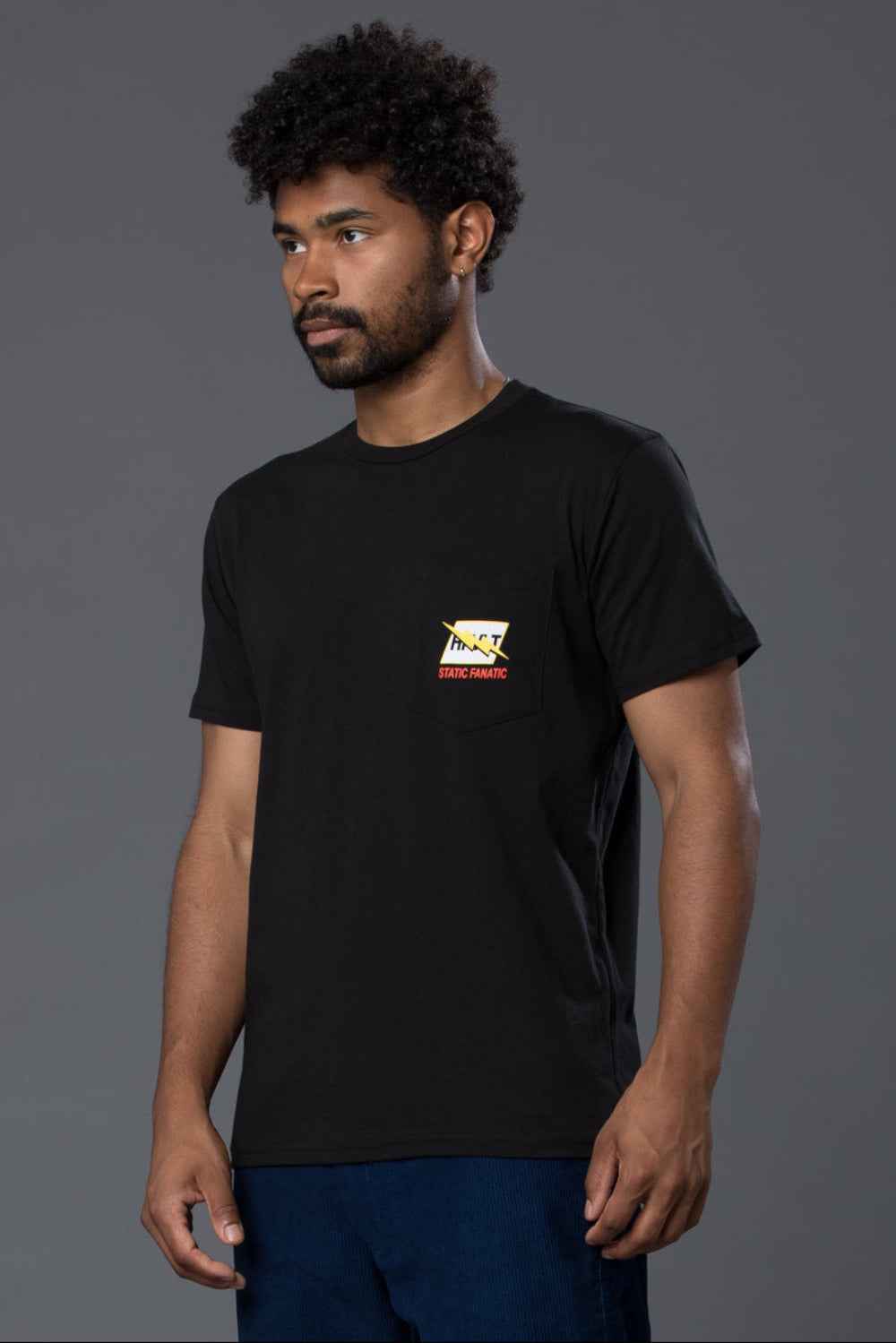 AGOLDE Pocket Tee Shirt in Nocturne