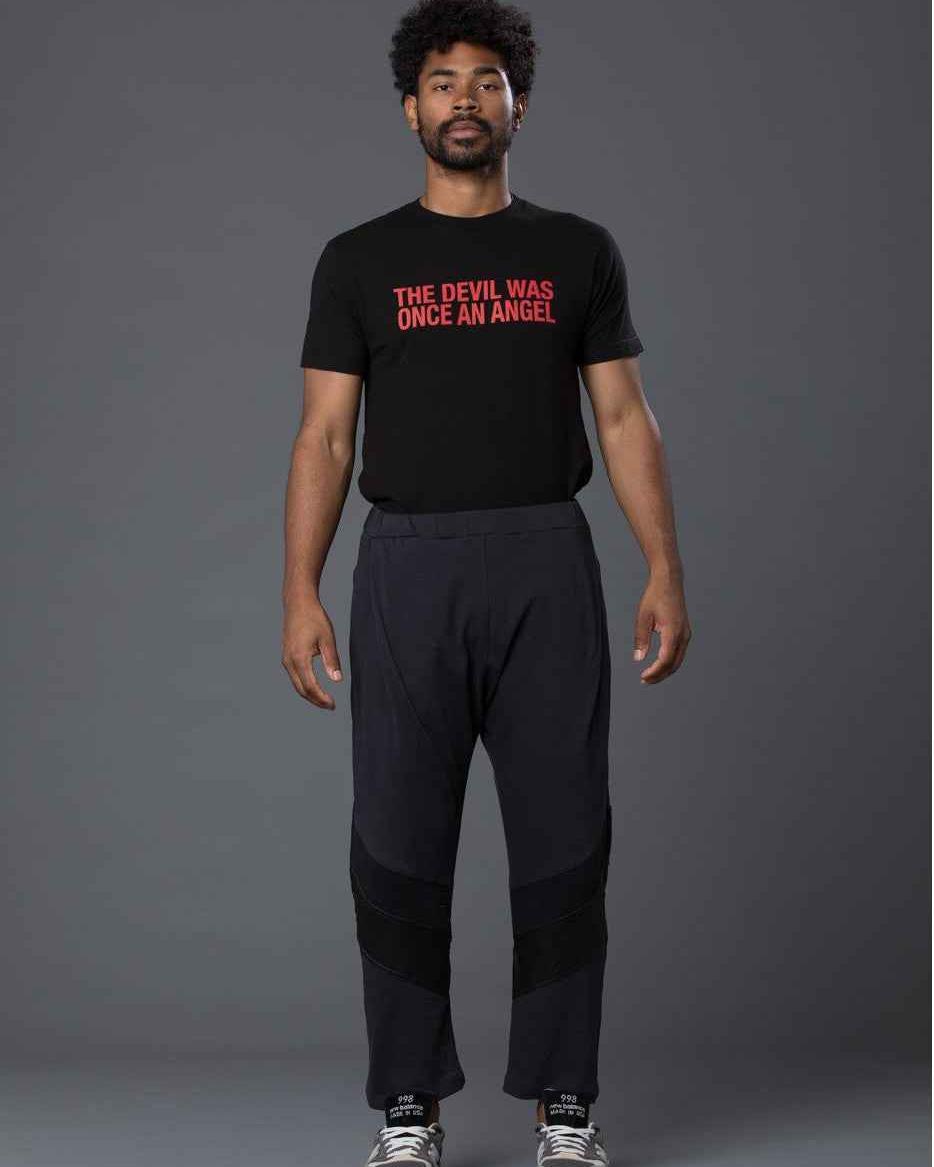 Willy Chavarria Black Hustler Track Pant