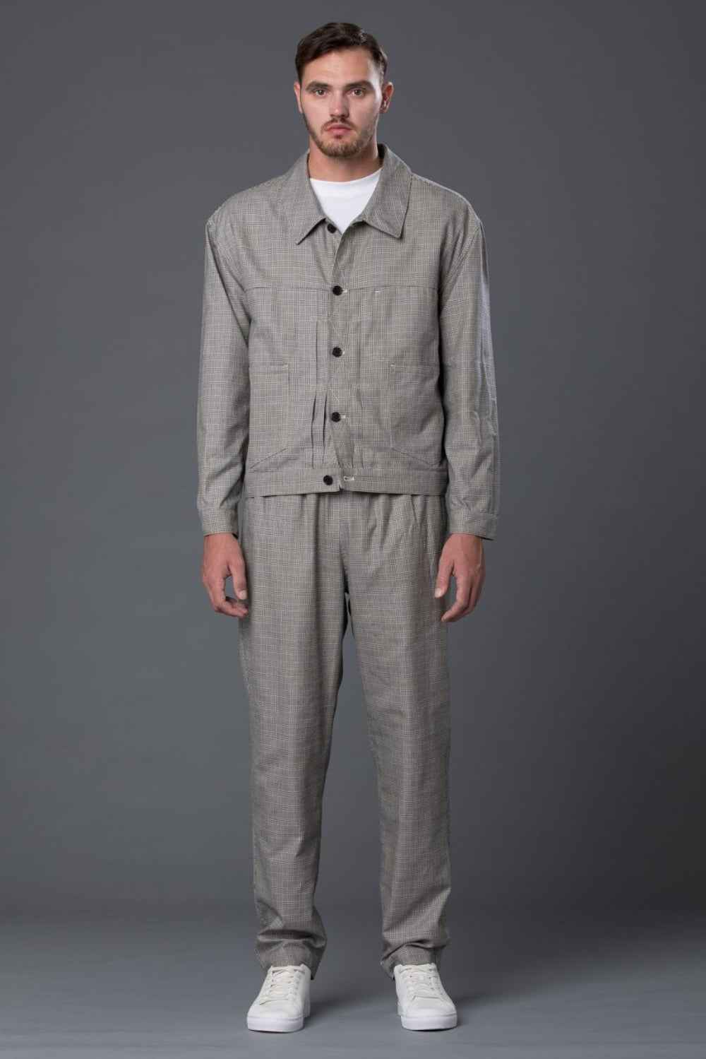 S.K Manor Hill Type 100 Glen Check Jacket