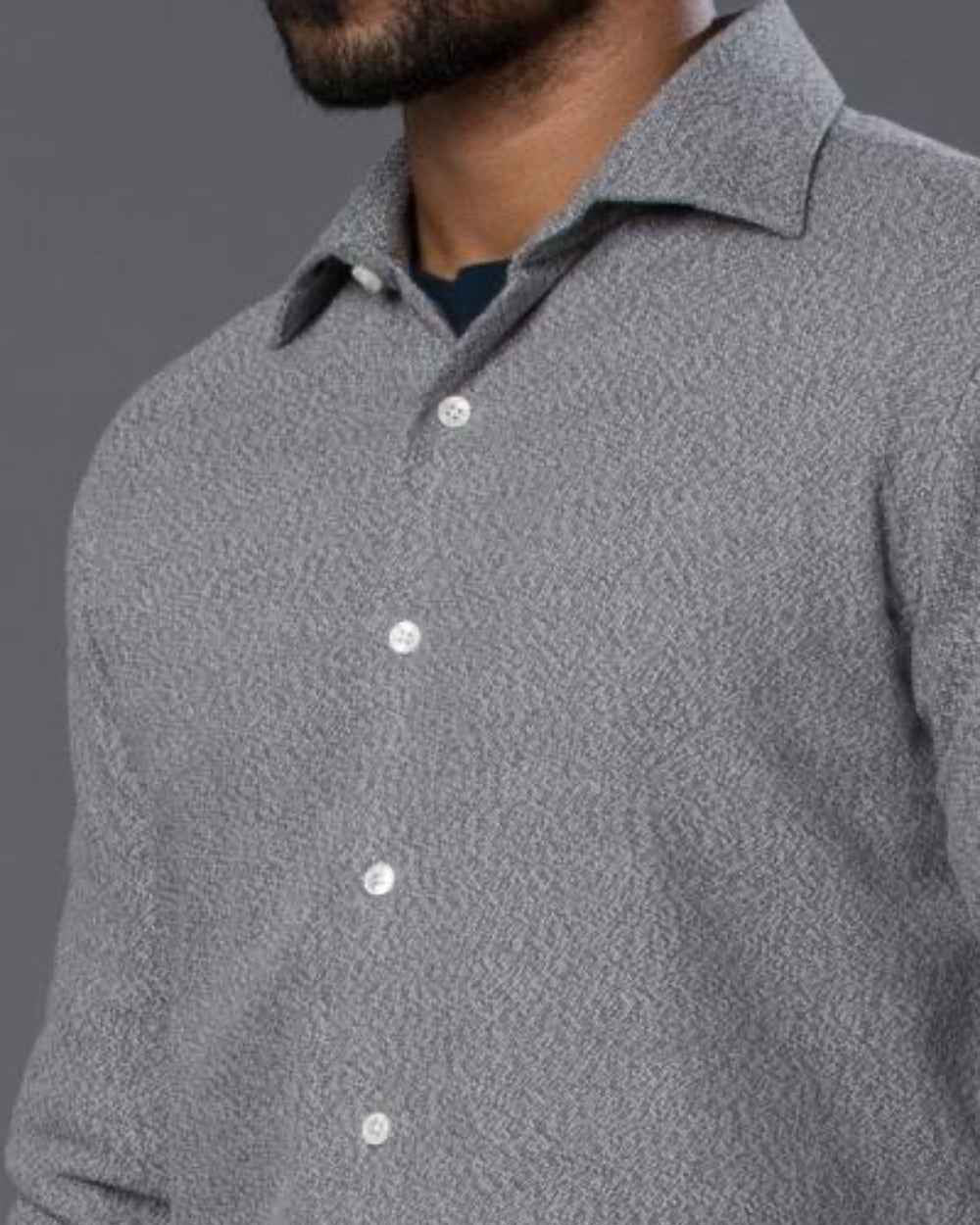 Freemans Sporting Club Grey Flannel Hopkins Oxford