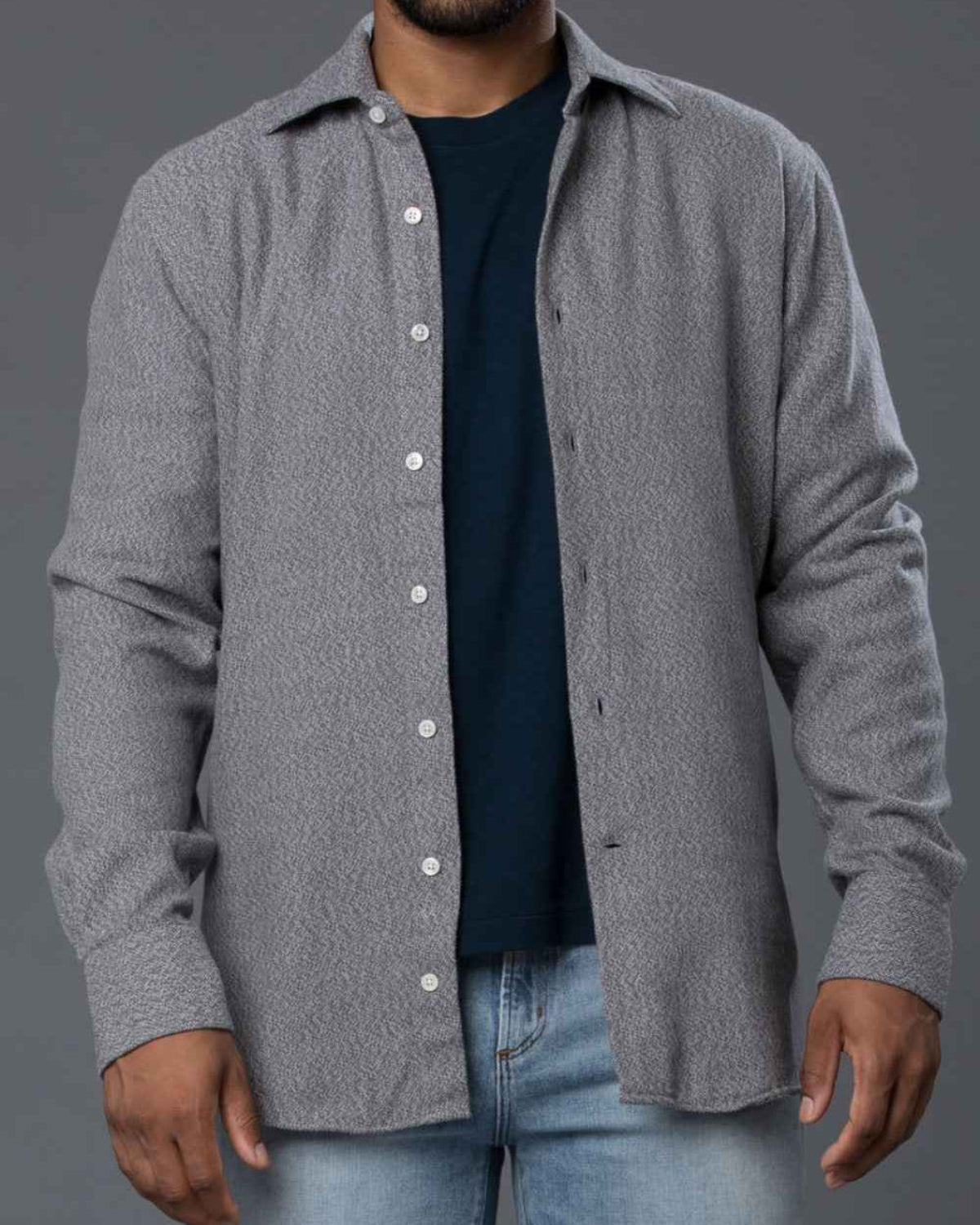 Freemans Sporting Club Grey Flannel Hopkins Oxford