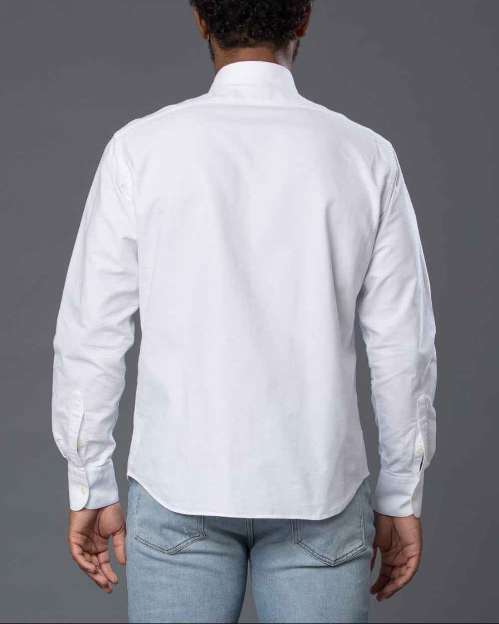 Freemans Sporting Club White Hopkins Oxford Shirt