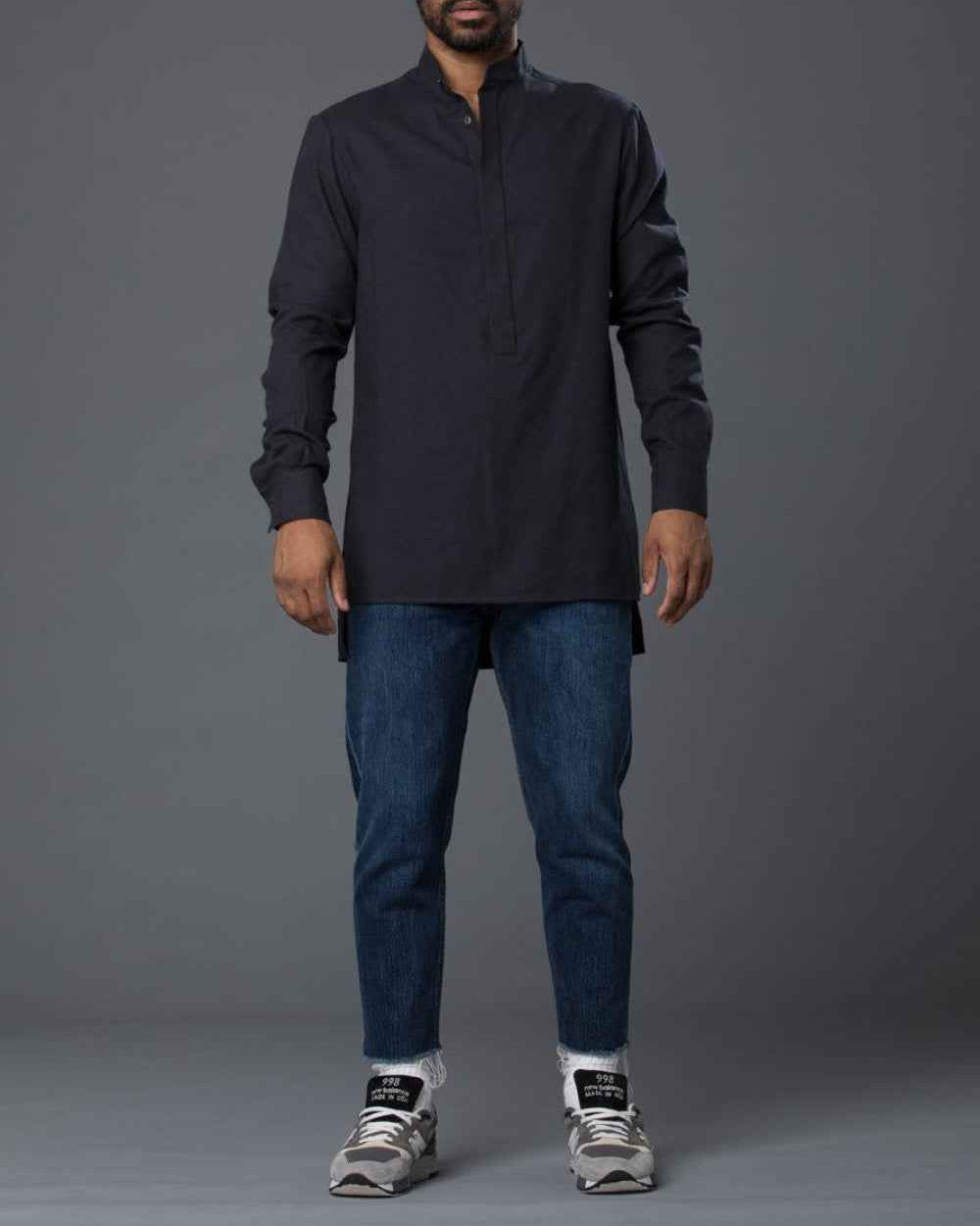 Deveaux New York Flannel Tunic Shirt