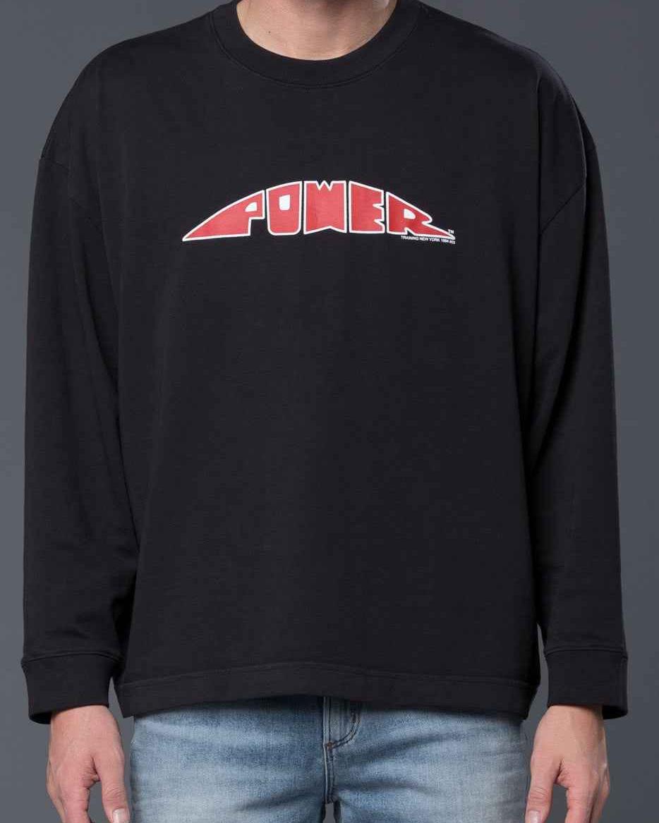 Willy Chavarria "POWER" Long Sleeve Macho Buffalo Tee Shirt