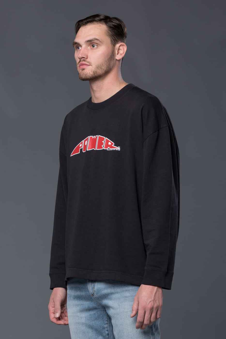 Willy Chavarria "POWER" Long Sleeve Macho Buffalo Tee Shirt