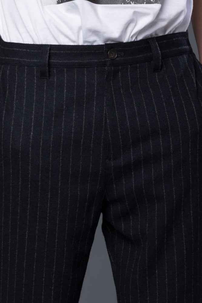 Robert Geller Striped Tweed Trousers