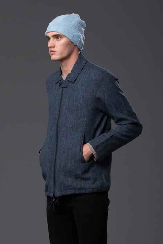 Navy Melange Philip Jacket