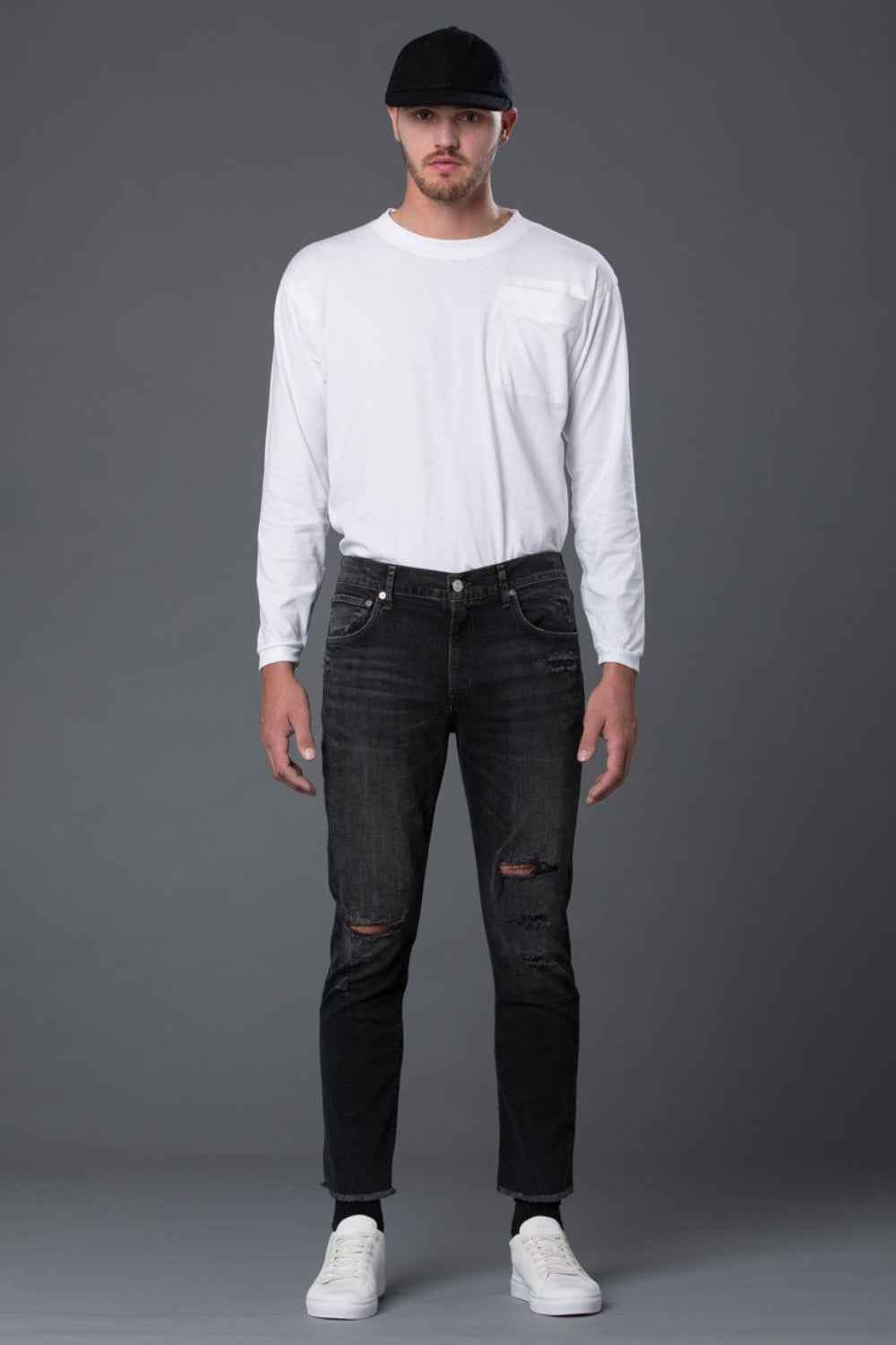 AGOLDE Blade Jean in Underground Destruct