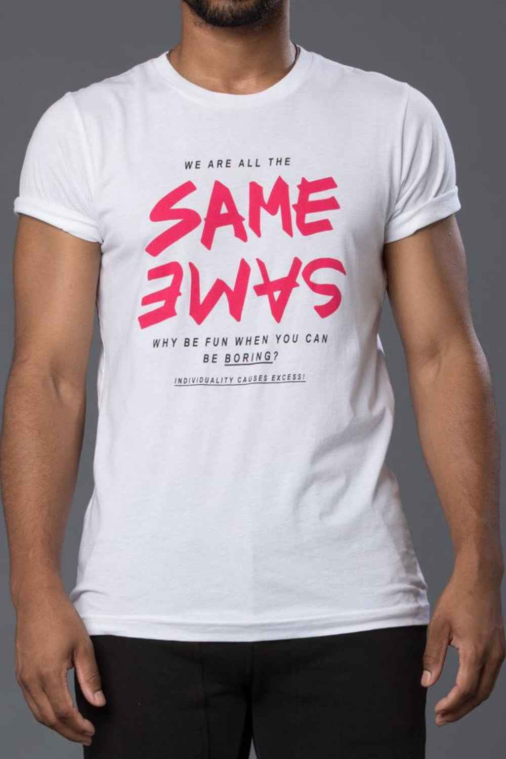 AGOLDE Same Same Tee Shirt in White