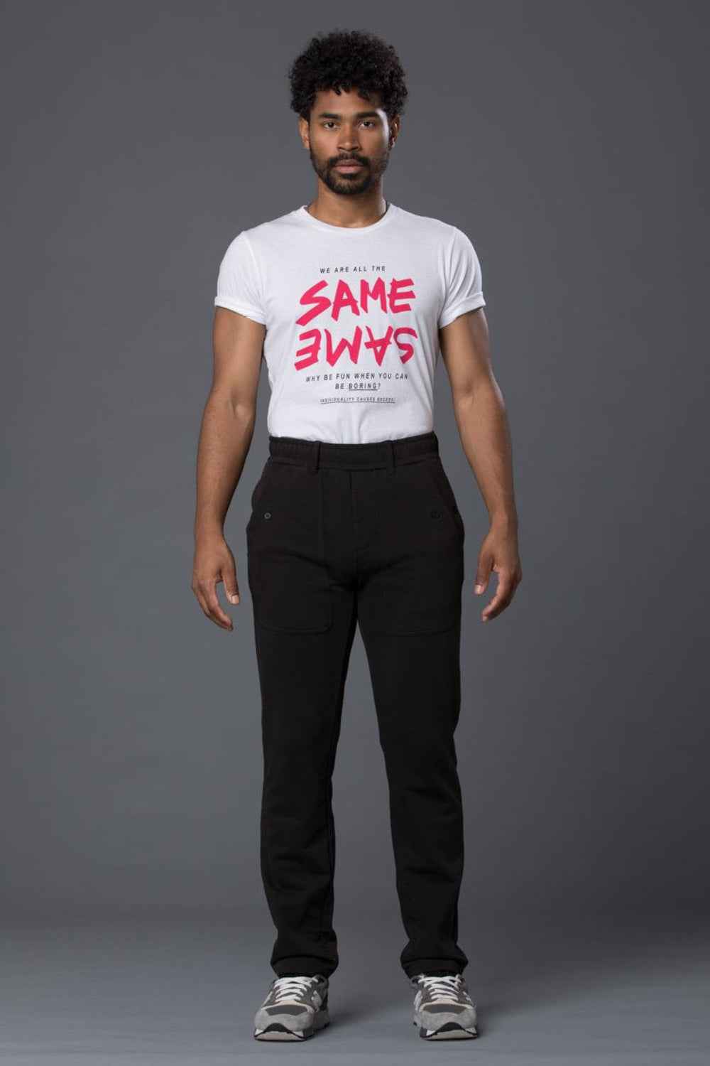 AGOLDE Same Same Tee Shirt in White