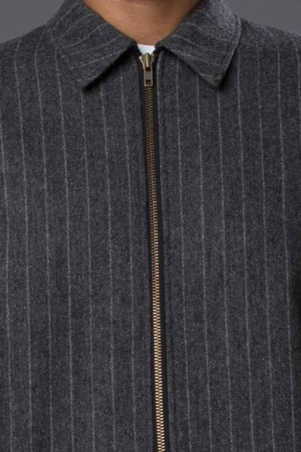 Robert Geller Striped Light Tweed Jacket