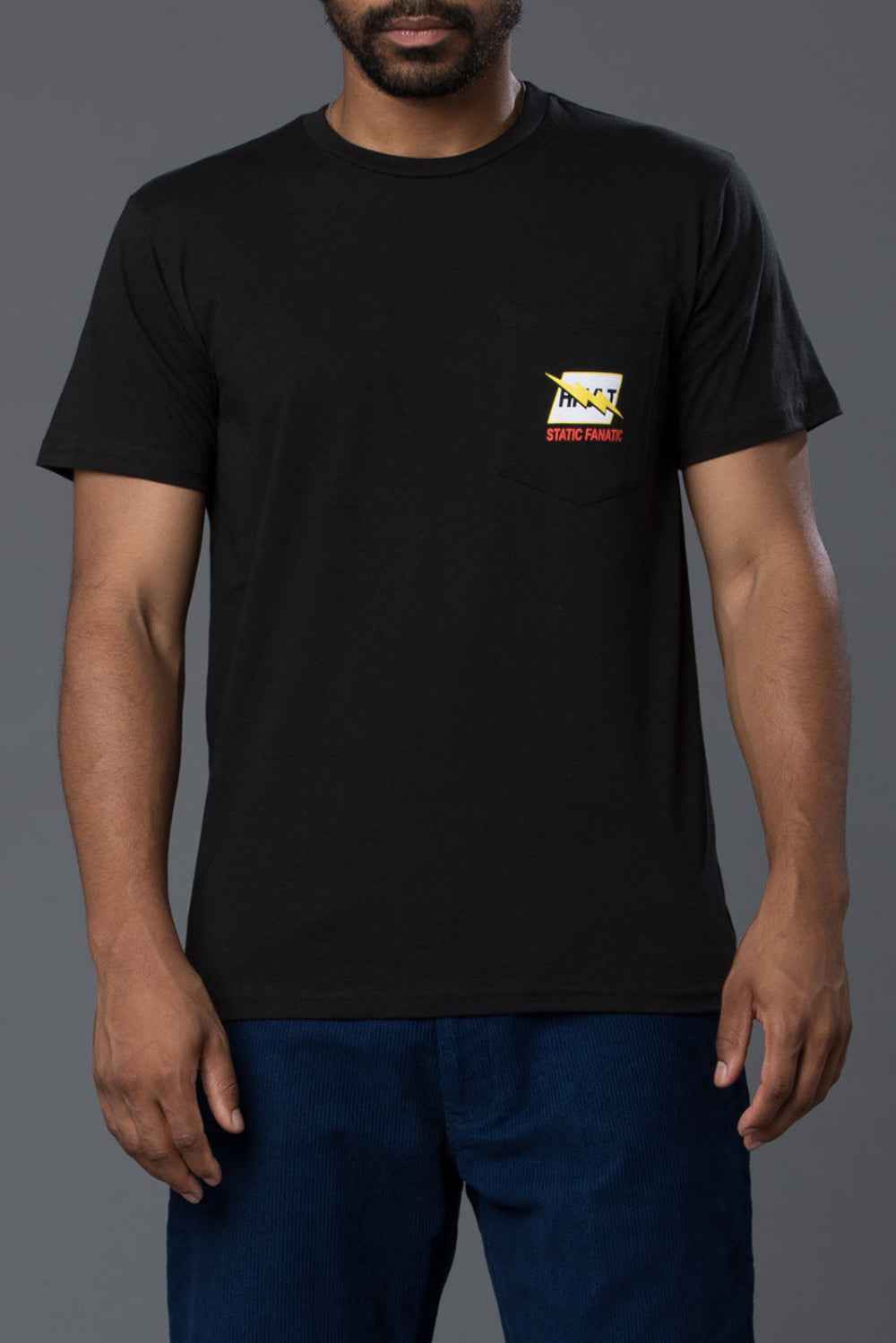 AGOLDE Pocket Tee Shirt in Nocturne