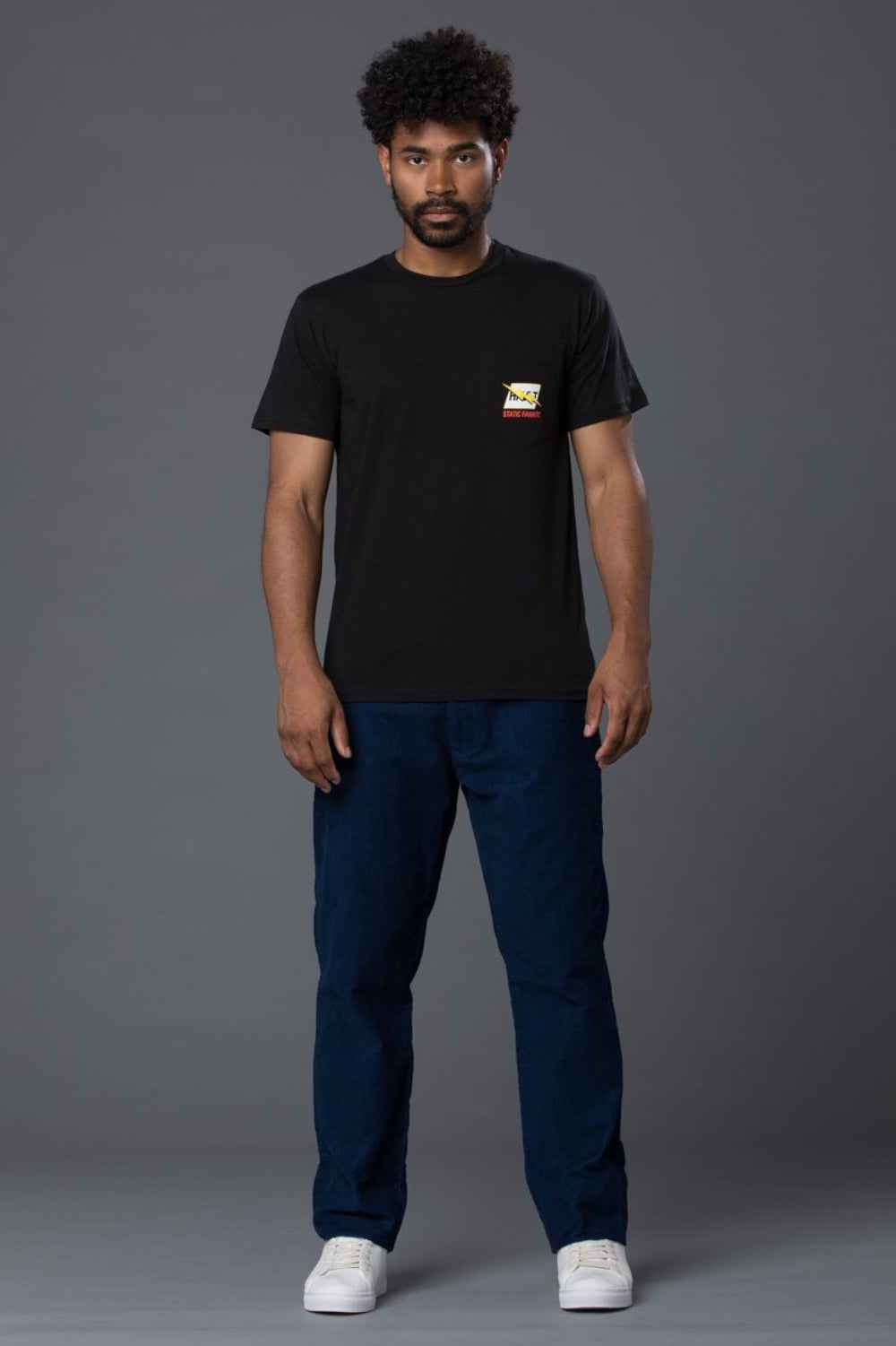 AGOLDE Pocket Tee Shirt in Nocturne