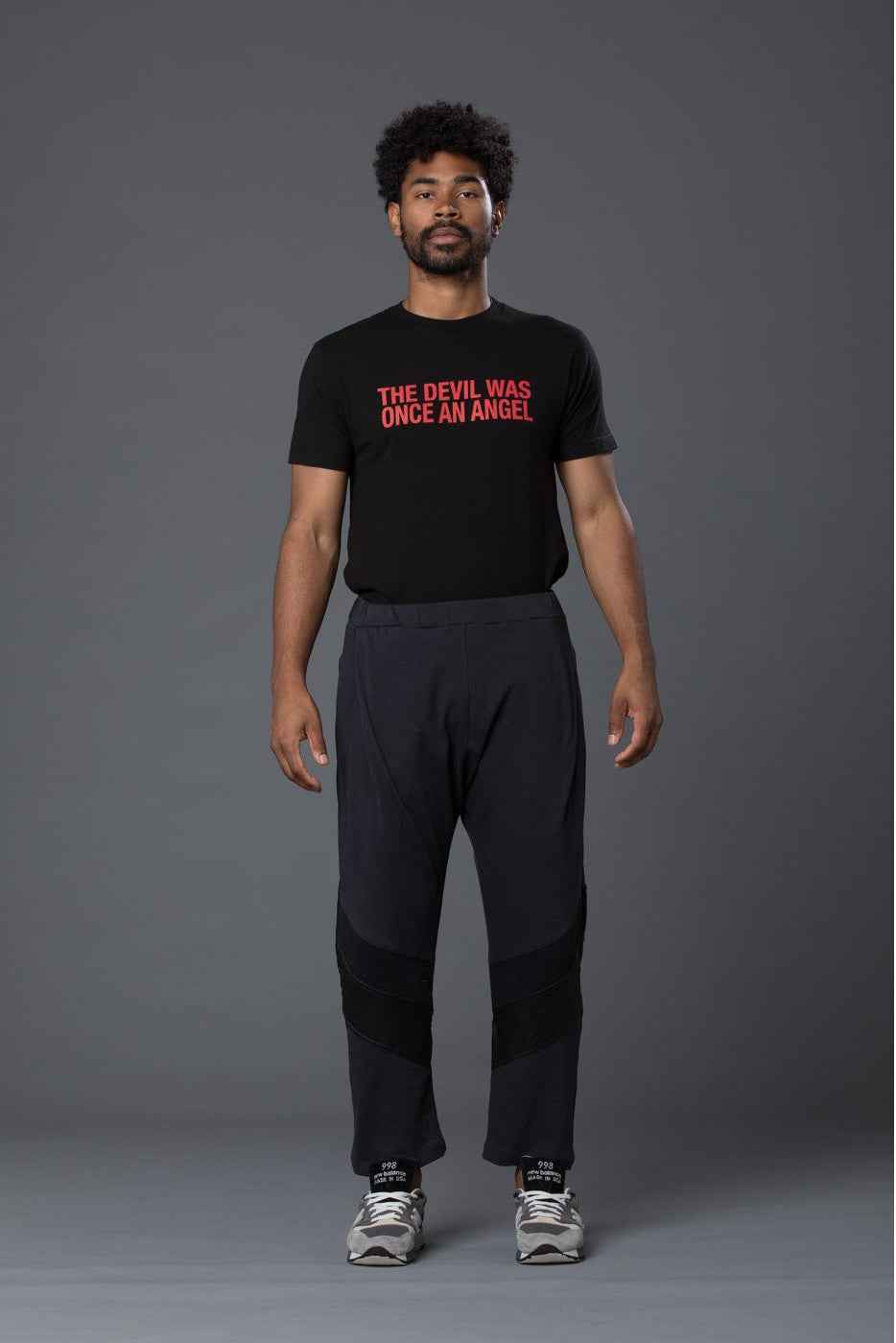 Willy Chavarria Black Hustler Track Pant