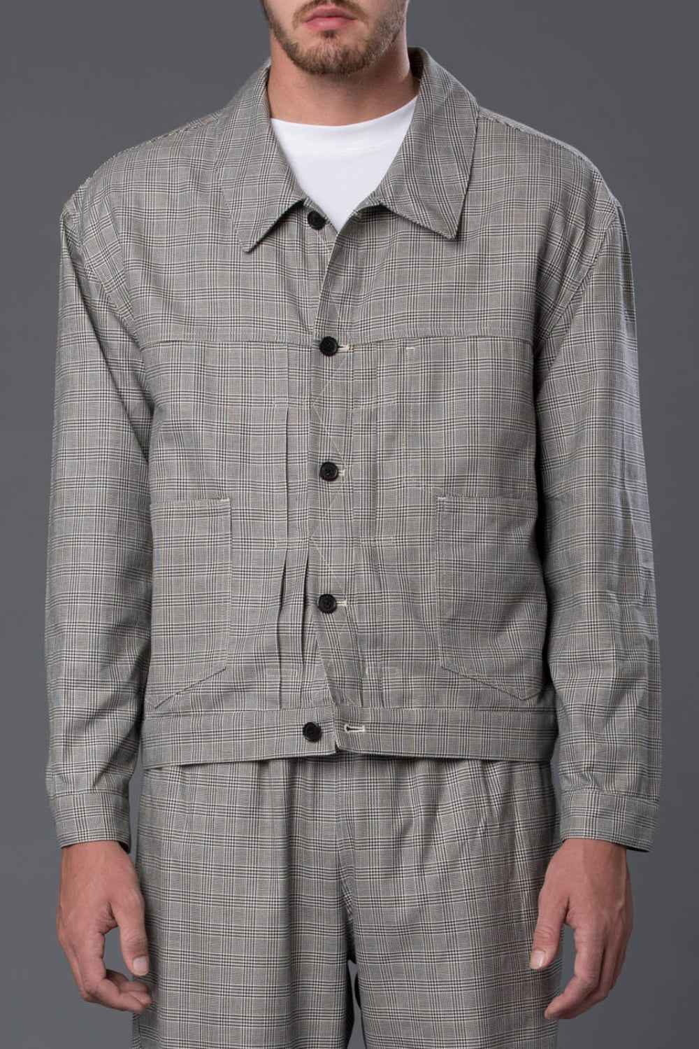 S.K Manor Hill Type 100 Glen Check Jacket