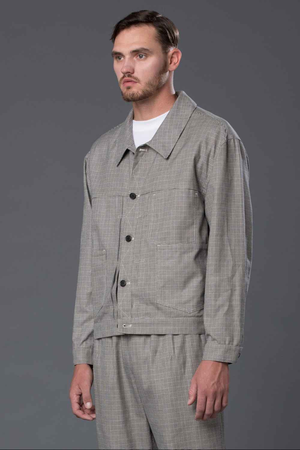 S.K Manor Hill Type 100 Glen Check Jacket