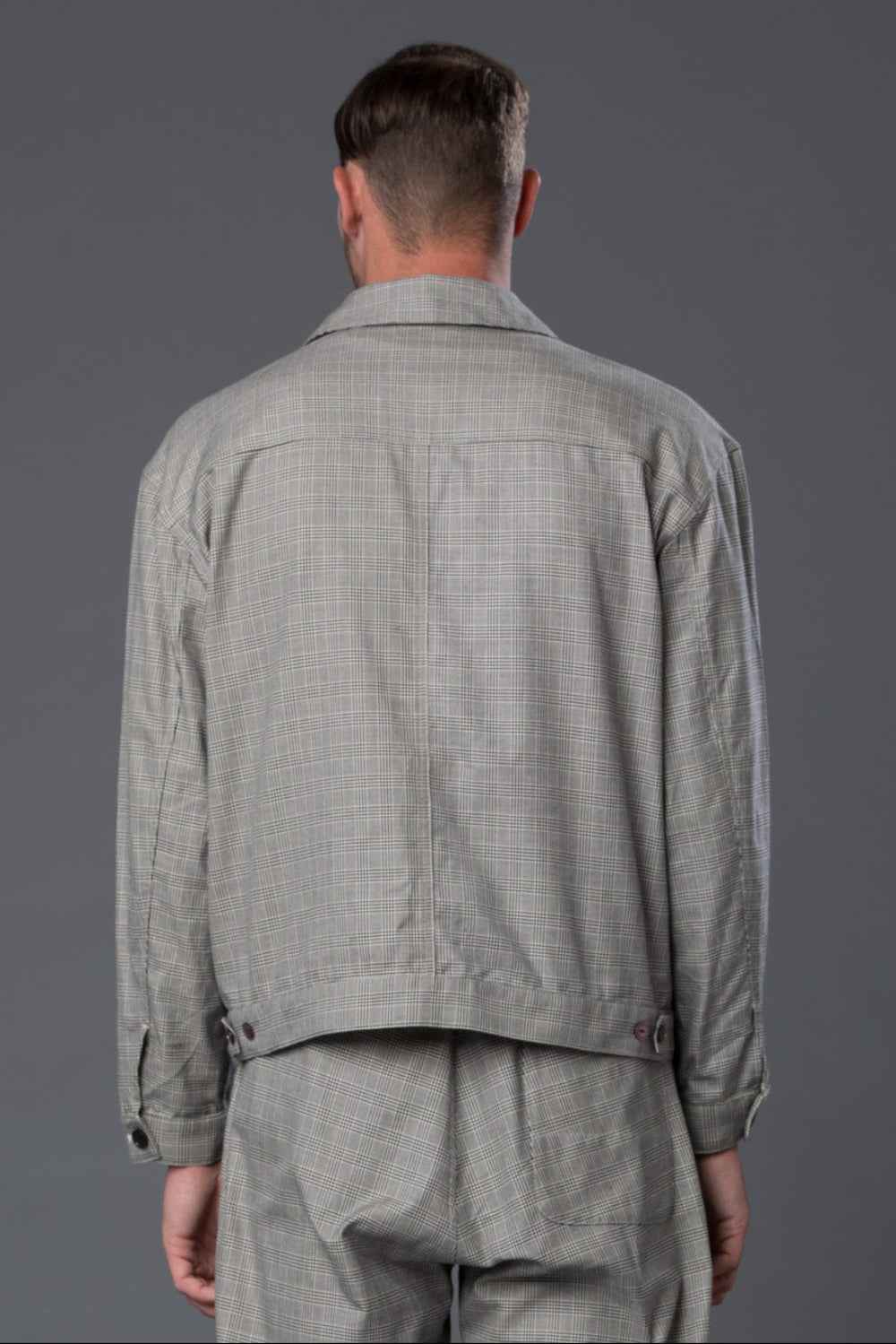 S.K Manor Hill Type 100 Glen Check Jacket