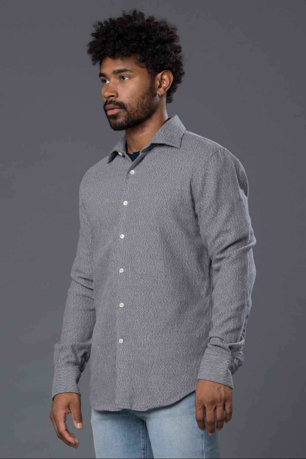 Freemans Sporting Club Grey Flannel Hopkins Oxford