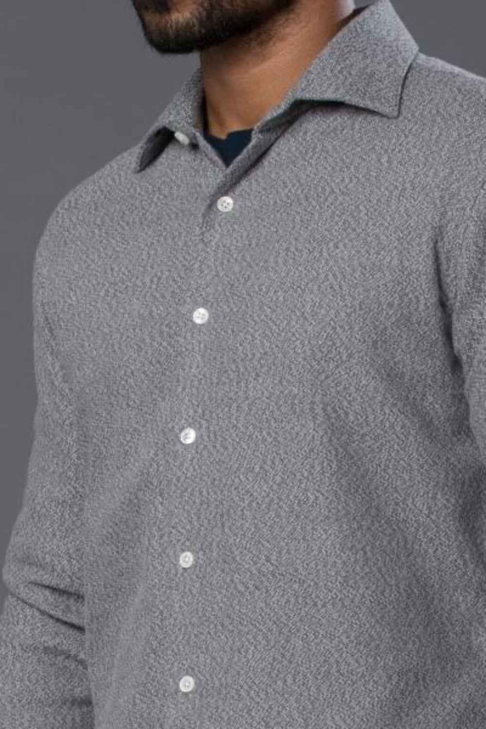 Freemans Sporting Club Grey Flannel Hopkins Oxford