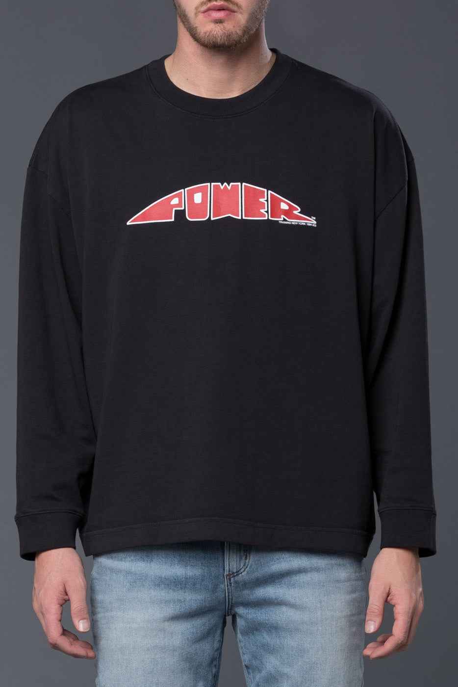 Willy Chavarria "POWER" Long Sleeve Macho Buffalo Tee Shirt